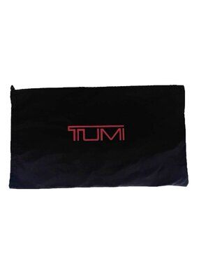 Tumi Drawstring Travel Laundry Dust Bag Black Nylon